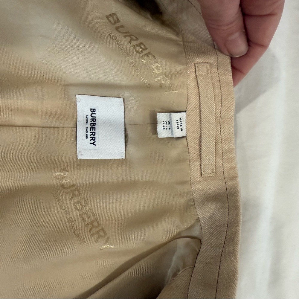 Burberry Gilet Docking Jacket in light beige Women’s US 14 - Picture 13 of 15